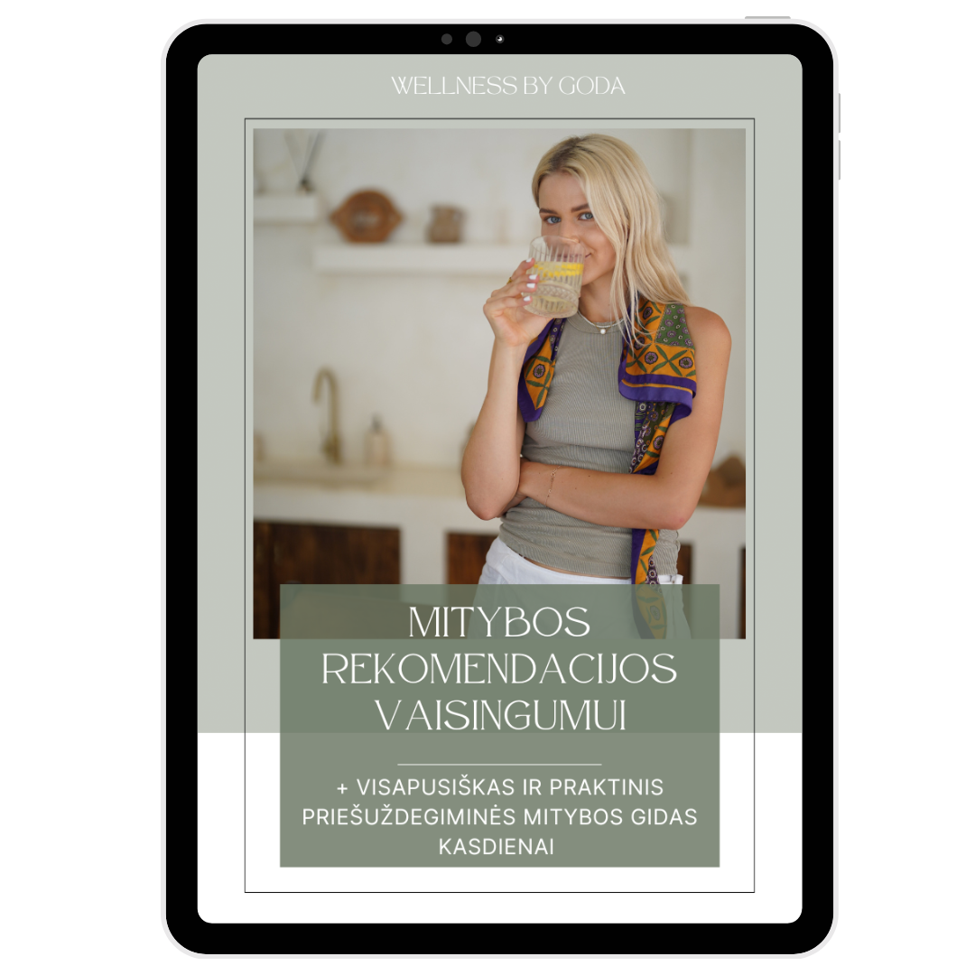 Personalizuotos mitybos rekomendacijos vaisingumo gerinimui