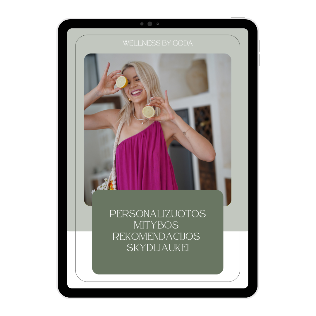 Personalizuotos mitybos rekomendacijos SKYDLIAUKEI